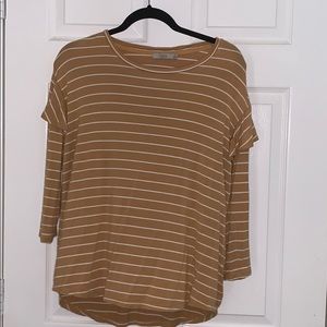 Mustard yellow long sleeve top